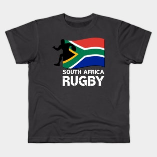 South Africa Flag Rugby Kids T-Shirt